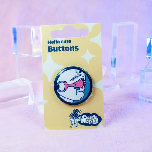 Ballgag Pinback Button
