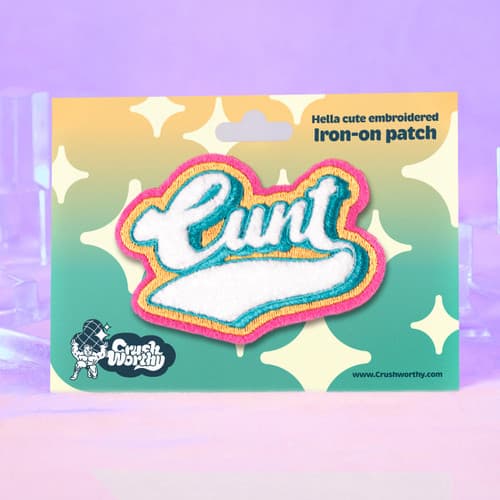 Cunt Varsity Chenille Iron-On Patch