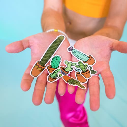 Cockti 10-Piece Sticker Set