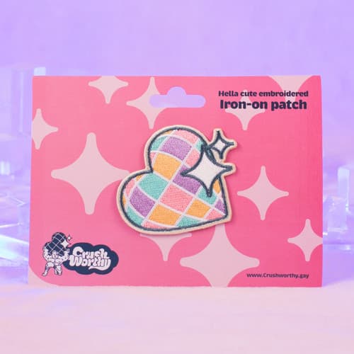 Disco Lovers Iron-On Patch