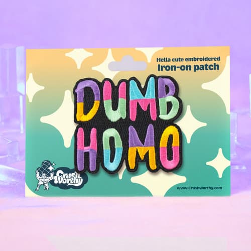 Dumb Homo Iron-On Patch