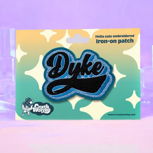 Dyke Varsity Chenille Iron-On Patch