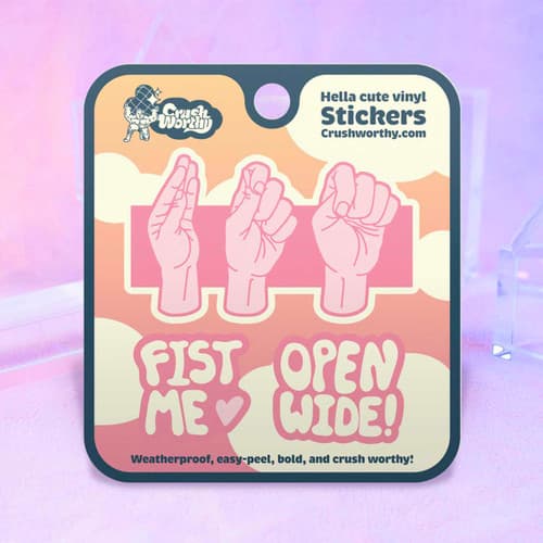 Fisting Love Language Sticker Sheet