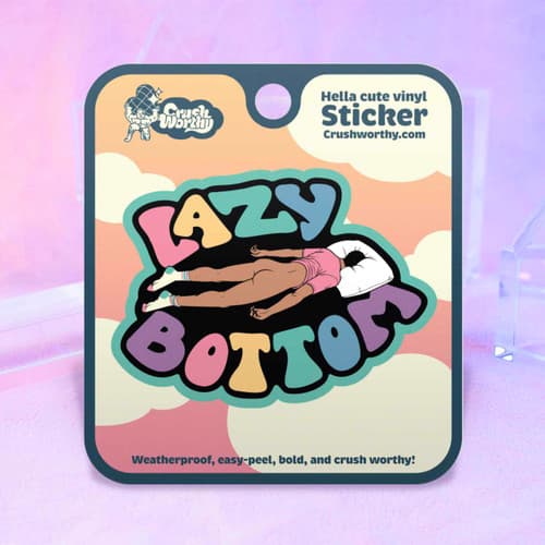 Lazy Bottom Sticker Sheet
