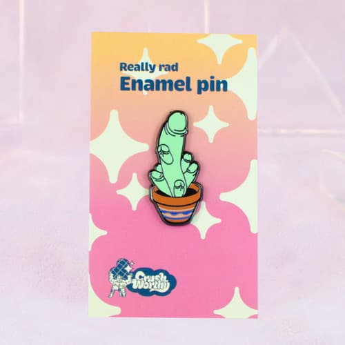 Plant Peen Enamel Pin