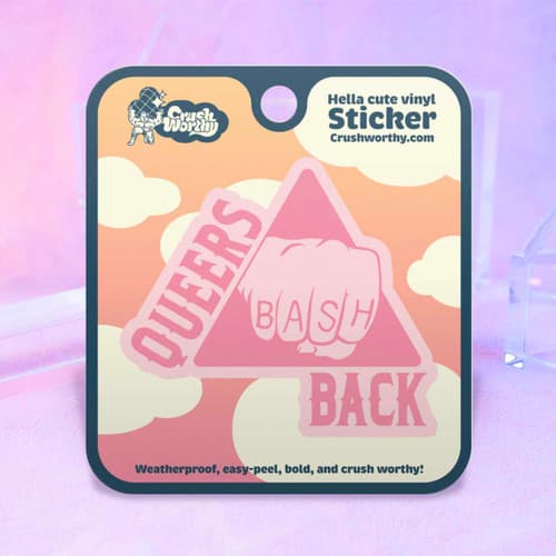 Queers Bash Back Sticker Sheet