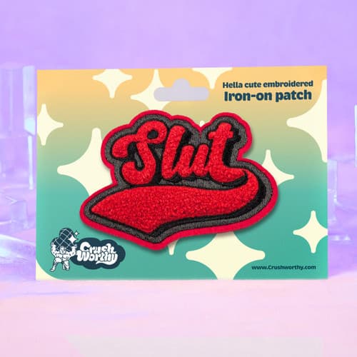 Slut Varsity Chenille Iron-On Patch