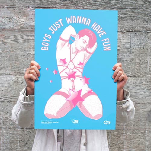 Trans Boys Just Wanna Have Fun Poster