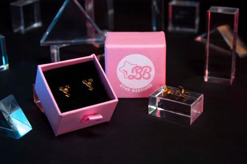 Trans Icon Stud Earrings (Gold or Black)