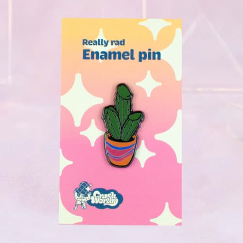 Triple Plantration Enamel Pin