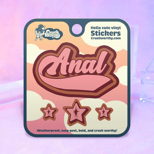 Anal Varsity Sticker Sheet