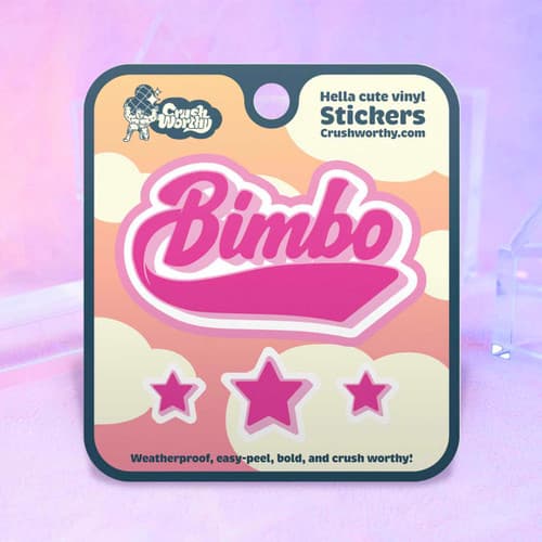 Bimbo Varsity Sticker Sheet