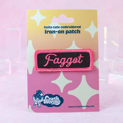Faggot Mechanic Iron-On Patch