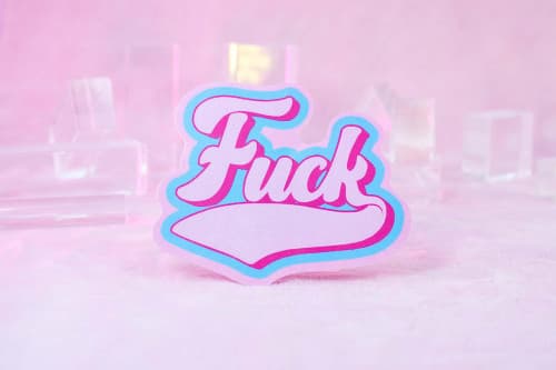 Fuck Varsity Sticker