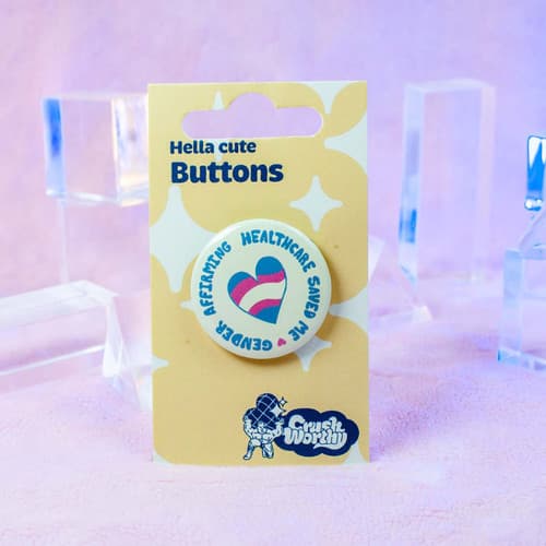 Gender Affirming Healthcare Pinback Button