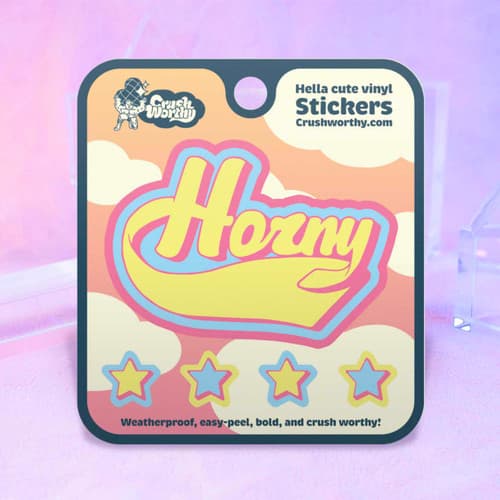 Horny Varsity Sticker Sheet