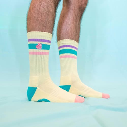 Pastel Jock Socks (Athletic Fit)