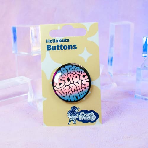 Protect BIPOC Transwomen Pinback Button