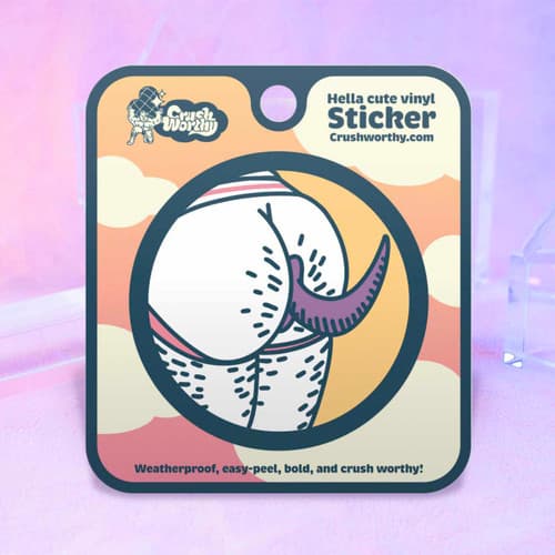 Pup Butt Sticker Sheet