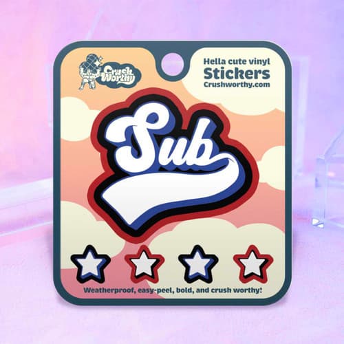 Sub Varsity Sticker Sheet