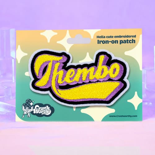 Thembo Varsity Chenille Iron-On Patch