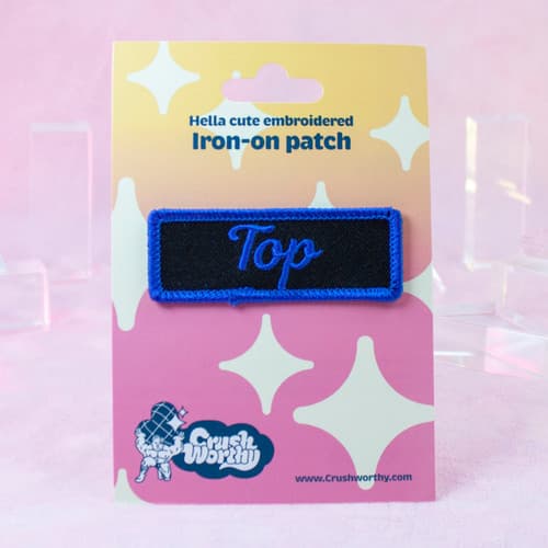 Top Mechanic Iron-On Patch